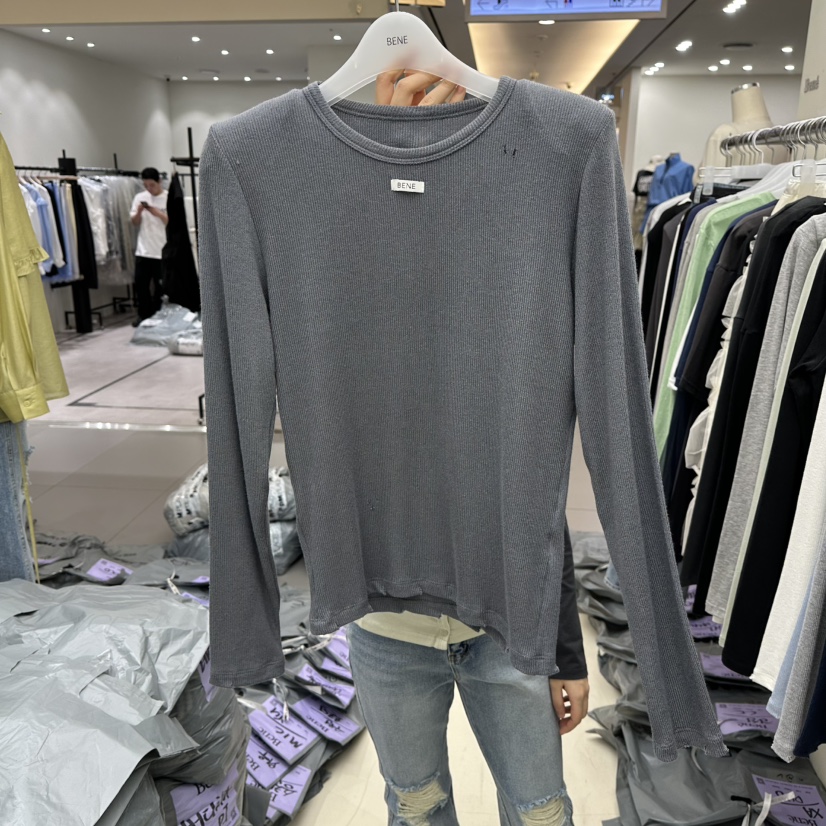 BENE東大門實拍女士新品時尚推薦熱賣真品職業人氣長袖T恤BENE長袖T恤圖色5