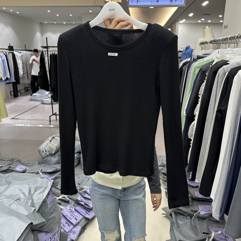 BENE東大門實拍女士新品時尚推薦熱賣真品職業人氣長袖T恤BENE長袖T恤圖色6