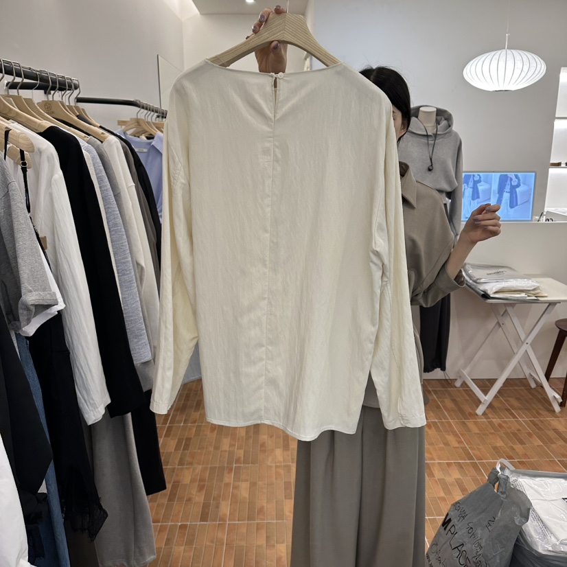 LOGON東大門實拍女裝新品真品職業休閑人氣襯衫蕾絲衫紐扣LOGON襯衫/蕾絲衫