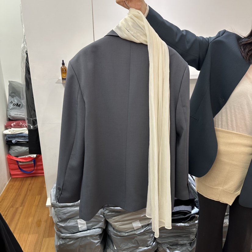 NAVE東大門代購女裝新款熱賣時尚26春夏休閑夾克不含圍巾NAVE夾克