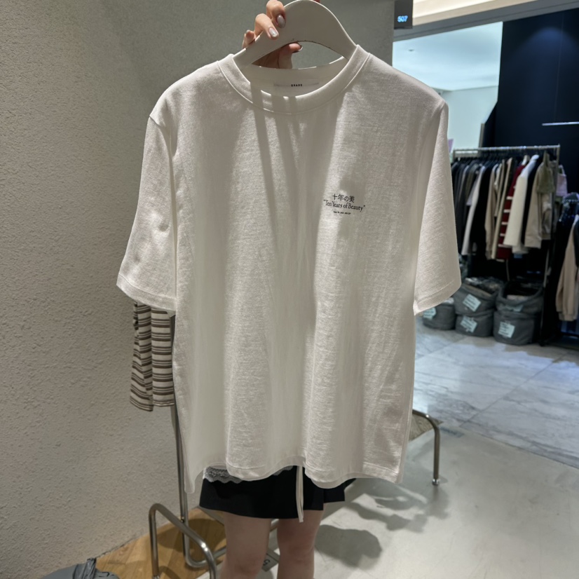 GRADE韓國代購女裝新款時尚推薦真品休閑26春夏人氣職業T恤GRADET恤圖色1