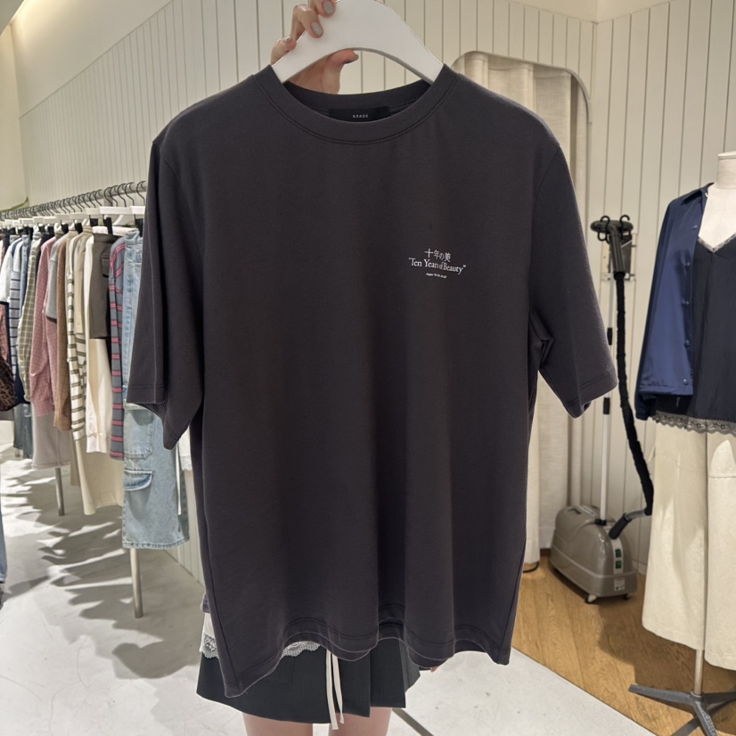 GRADE韓國代購女裝新款時尚推薦真品休閑26春夏人氣職業T恤GRADET恤圖色3