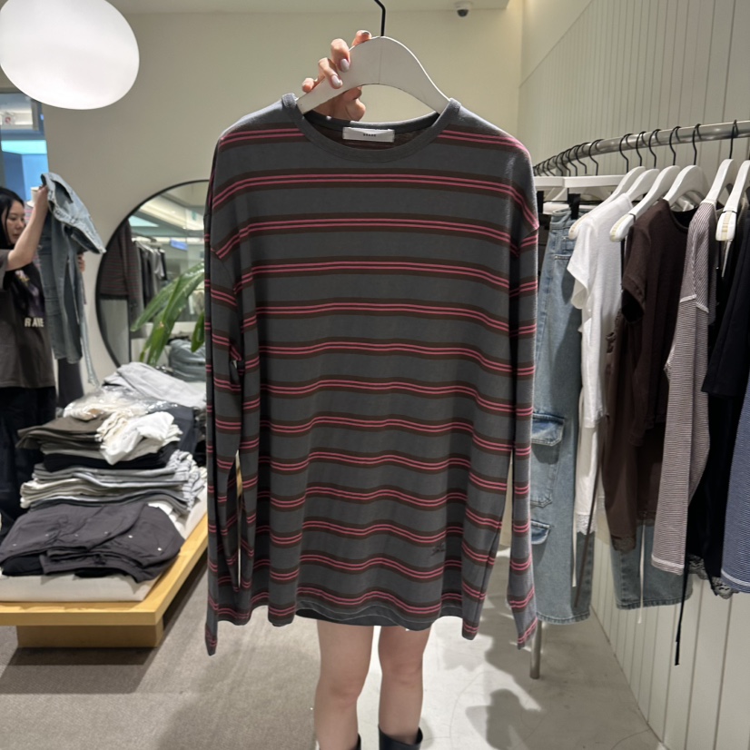 GRADE韓國代購女裝新品推薦休閑人氣時尚熱賣26春夏長袖T恤GRADE長袖T恤圖色1