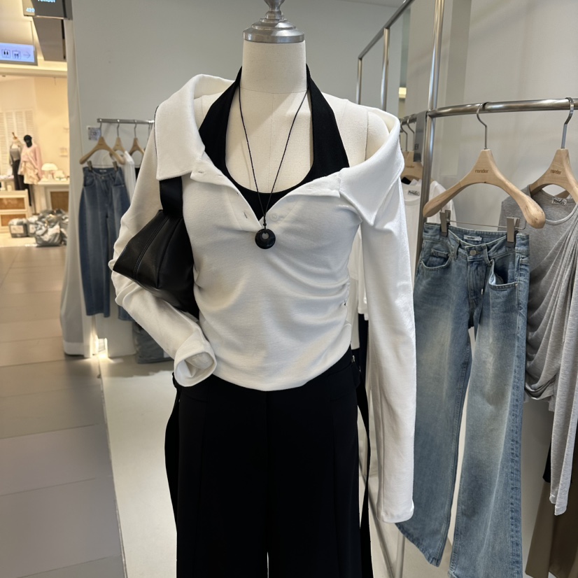 RENDER韓國代購女士新品熱賣職業26春夏休閑真品時尚針織衫RENDER針織衫