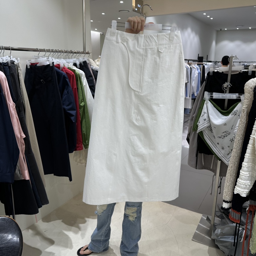 BENE韓國直郵女裝新款推薦休閑職業熱賣時尚人氣長裙純棉BENE長裙圖色1