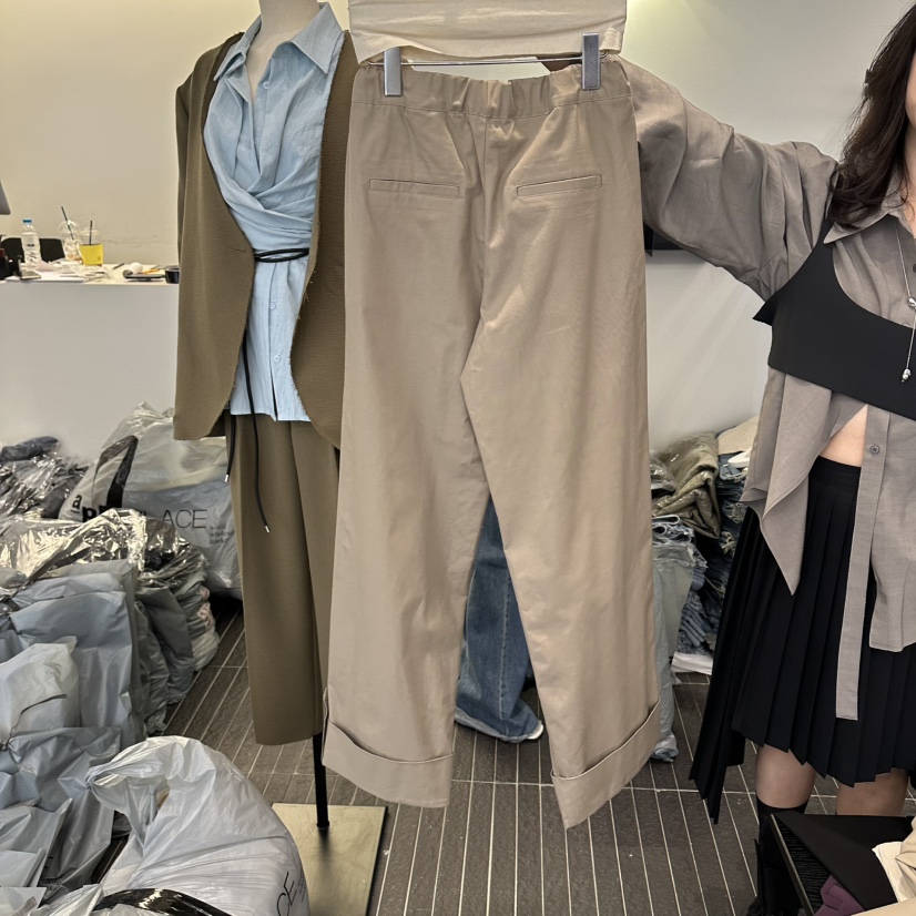 FIND-P韓國代購女士新品26春夏真品熱賣時尚推薦人氣休閑褲FIND-P休閑褲