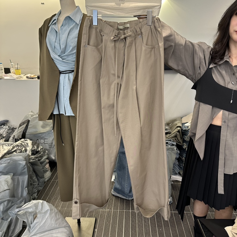 FIND-P韓國代購女士新品26春夏真品熱賣時尚推薦人氣休閑褲FIND-P休閑褲圖色1