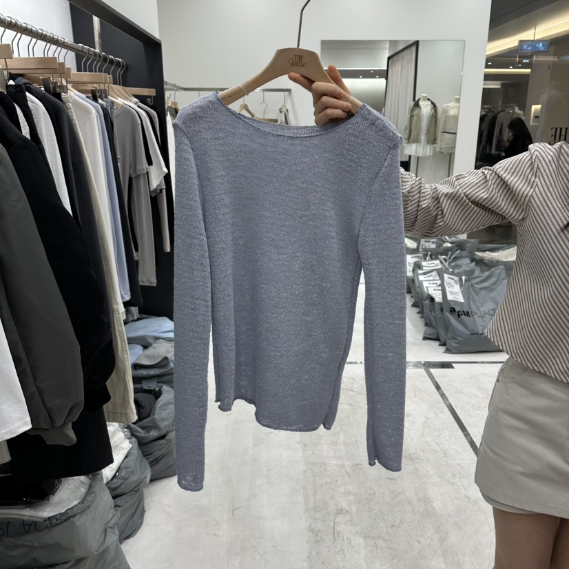 THE VALUE東大門代購女士新款26春夏休閑真品職業針織衫THE VALUE針織衫圖色3