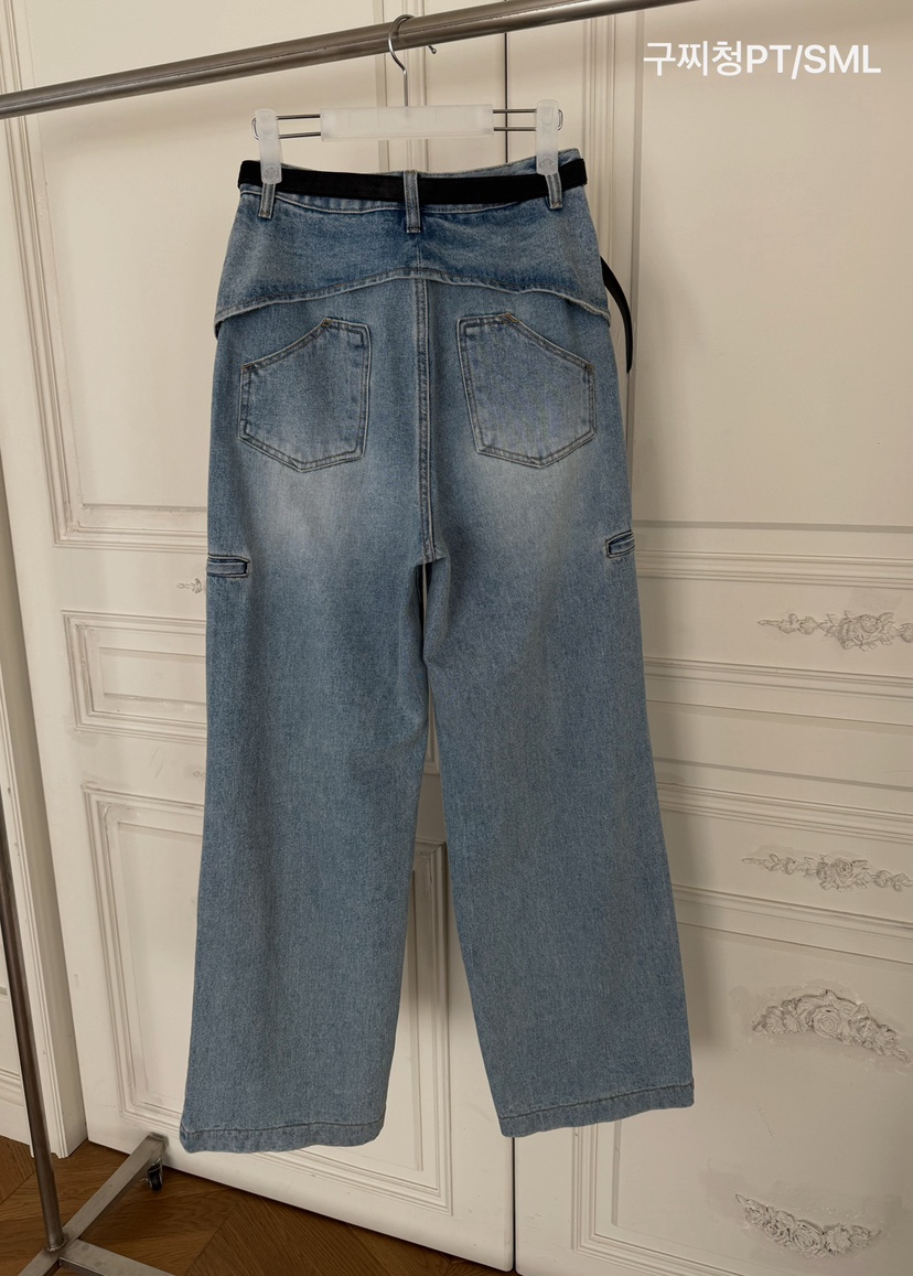 BENE東大門直郵女士新品人氣熱賣推薦職業牛仔褲不含腰帶BENE牛仔褲