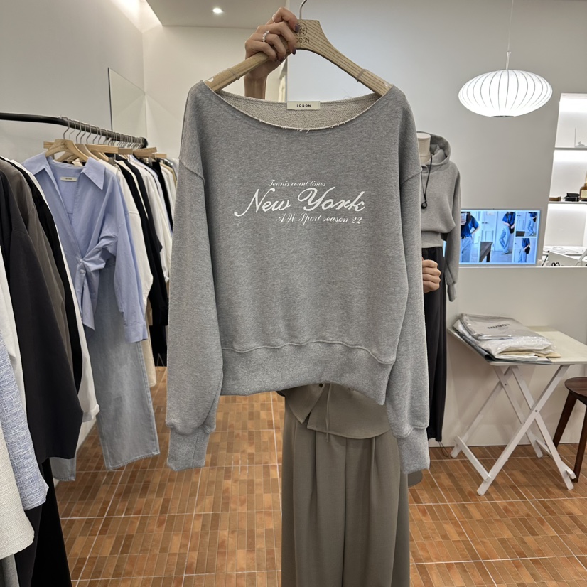 LOGON東大門實拍女士新品26春夏熱賣人氣真品休閑職業衛衣LOGON衛衣圖色2