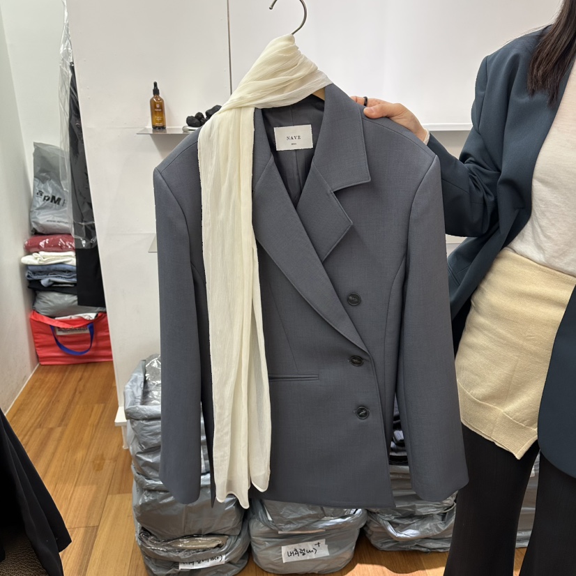 NAVE韓國直郵女士新品休閑推薦時尚熱賣人氣26春夏圍巾披肩NAVE圍巾/披肩圖色2