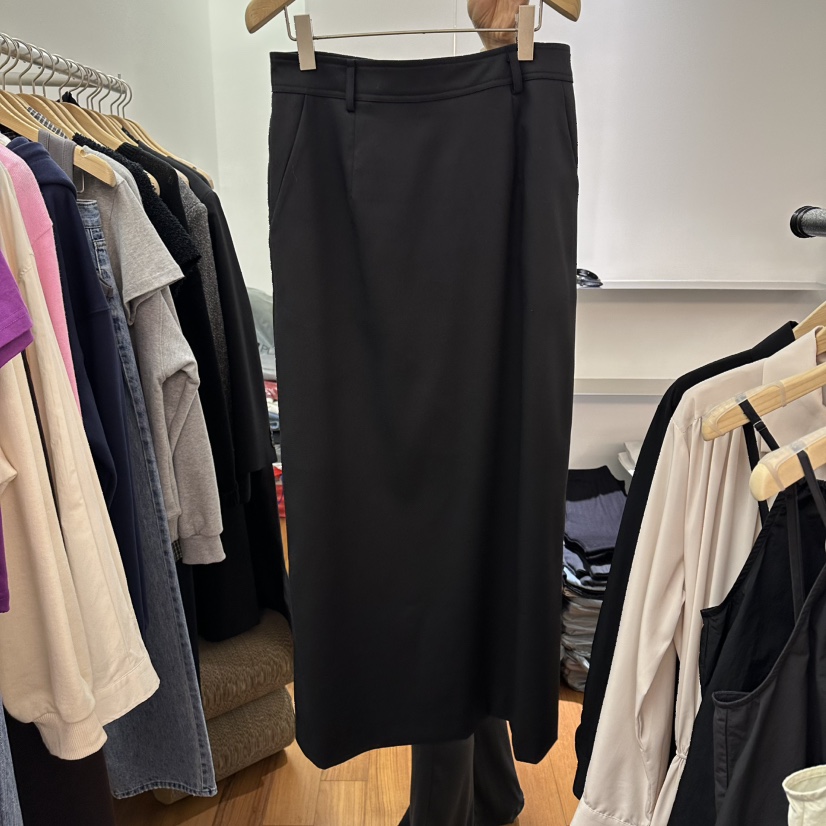 NAVE東大門代購女士新品休閑真品26春夏熱賣推薦人氣長裙NAVE長裙圖色2黑色