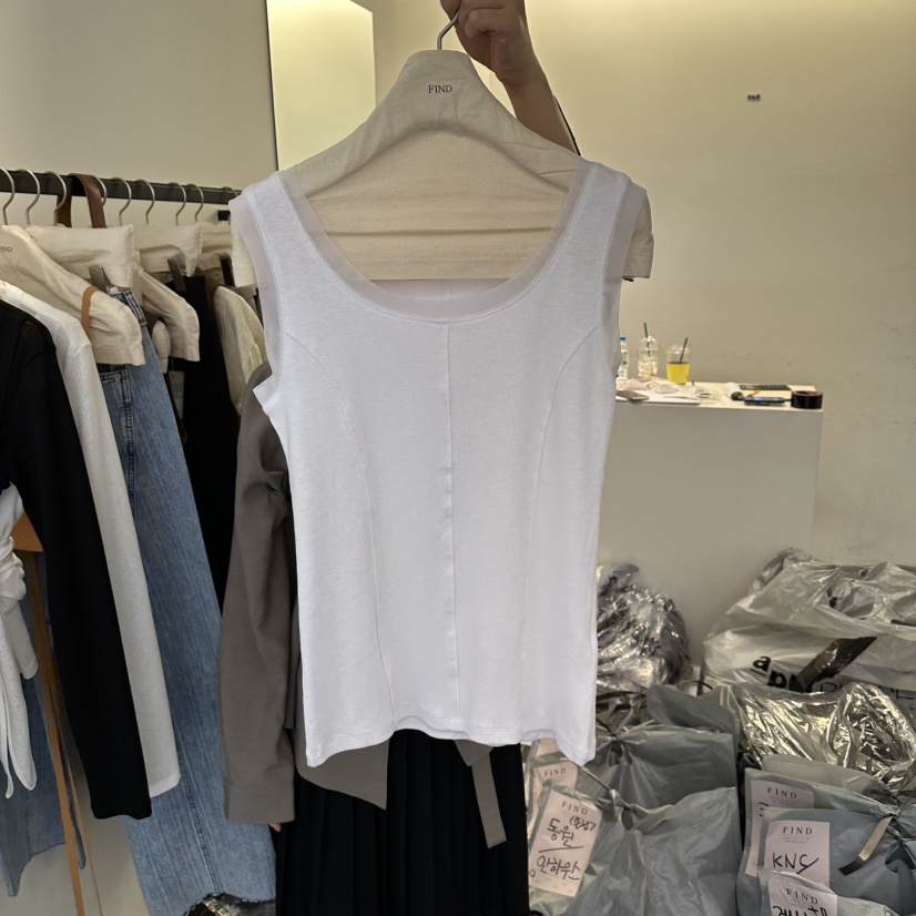 FIND-P東大門直郵女士新品26春夏熱賣職業推薦人氣吊帶背心FIND-P吊帶/背心圖色1