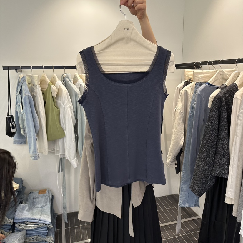 FIND-P東大門直郵女士新品26春夏熱賣職業推薦人氣吊帶背心FIND-P吊帶/背心圖色3