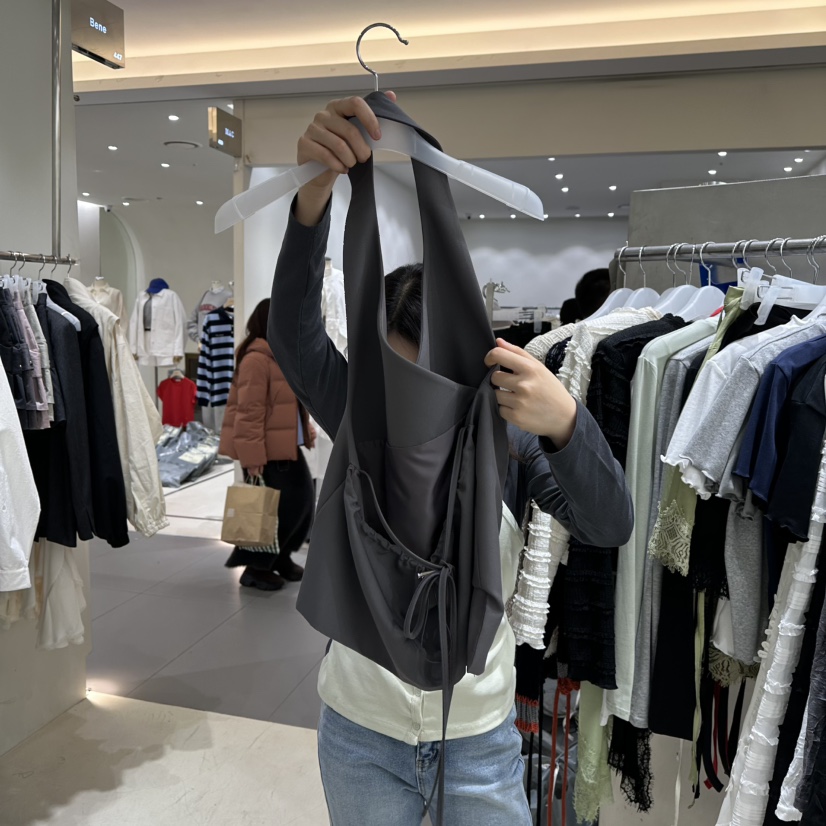 BENE韓國直郵女士新品職業真品26春夏休閑熱賣吊帶背心褶皺BENE吊帶/背心