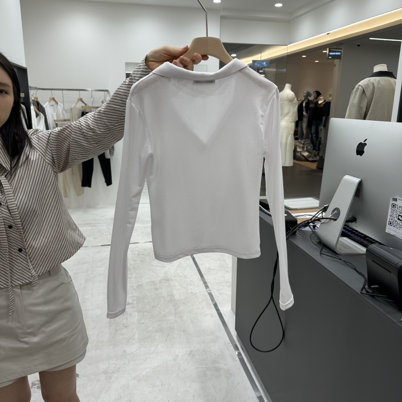 THE VALUE東大門實拍女裝新款休閑26春夏職業人氣長袖T恤THE VALUE長袖T恤