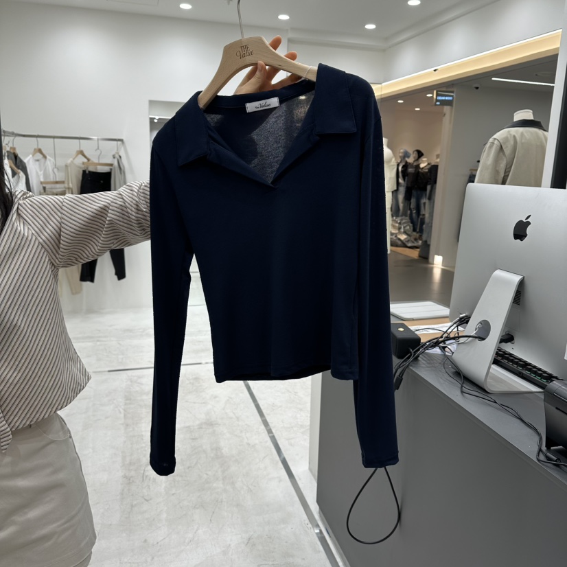 THE VALUE東大門實拍女裝新款休閑26春夏職業人氣長袖T恤THE VALUE長袖T恤圖色3