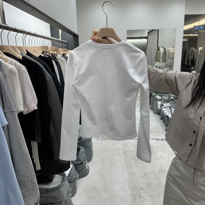 THE VALUE韓國直郵女士新款熱賣真品推薦26春夏人氣長袖T恤THE VALUE長袖T恤