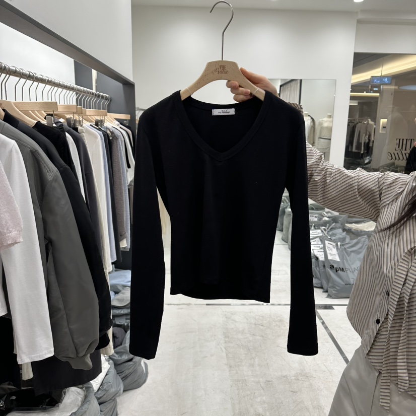 THE VALUE韓國直郵女士新款熱賣真品推薦26春夏人氣長袖T恤THE VALUE長袖T恤圖色2