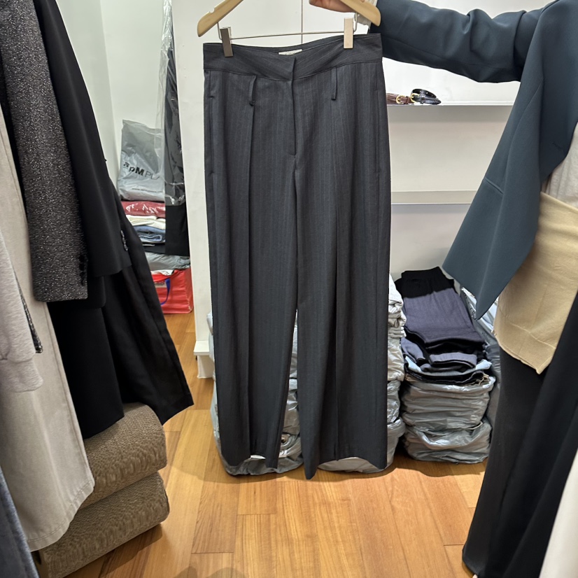 NAVE東大門直郵女士新款熱賣人氣職業休閑26春夏真品休閑褲NAVE休閑褲圖色1灰色