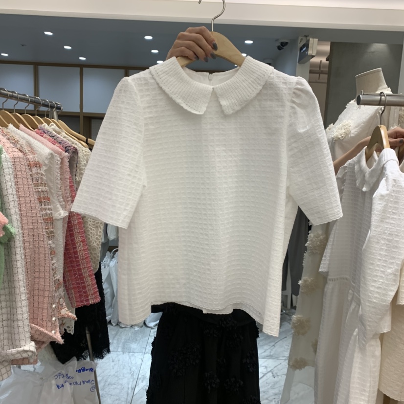 A東大門實拍女裝新款真品時尚職業休閑熱賣26春夏襯衫蕾絲衫A STORE襯衫/蕾絲衫圖色1