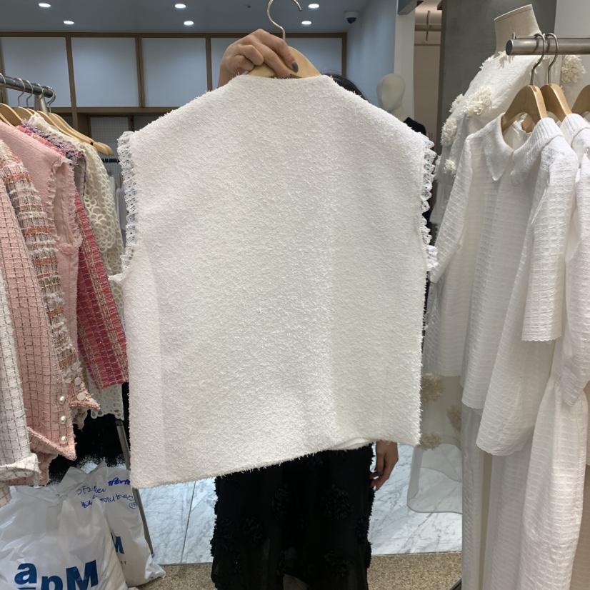 A韓國代購女士新款時尚26春夏人氣推薦休閑熱賣真品職業馬甲A STORE馬甲