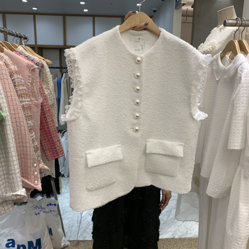 A韓國代購女士新款時尚26春夏人氣推薦休閑熱賣真品職業馬甲A STORE馬甲圖色1