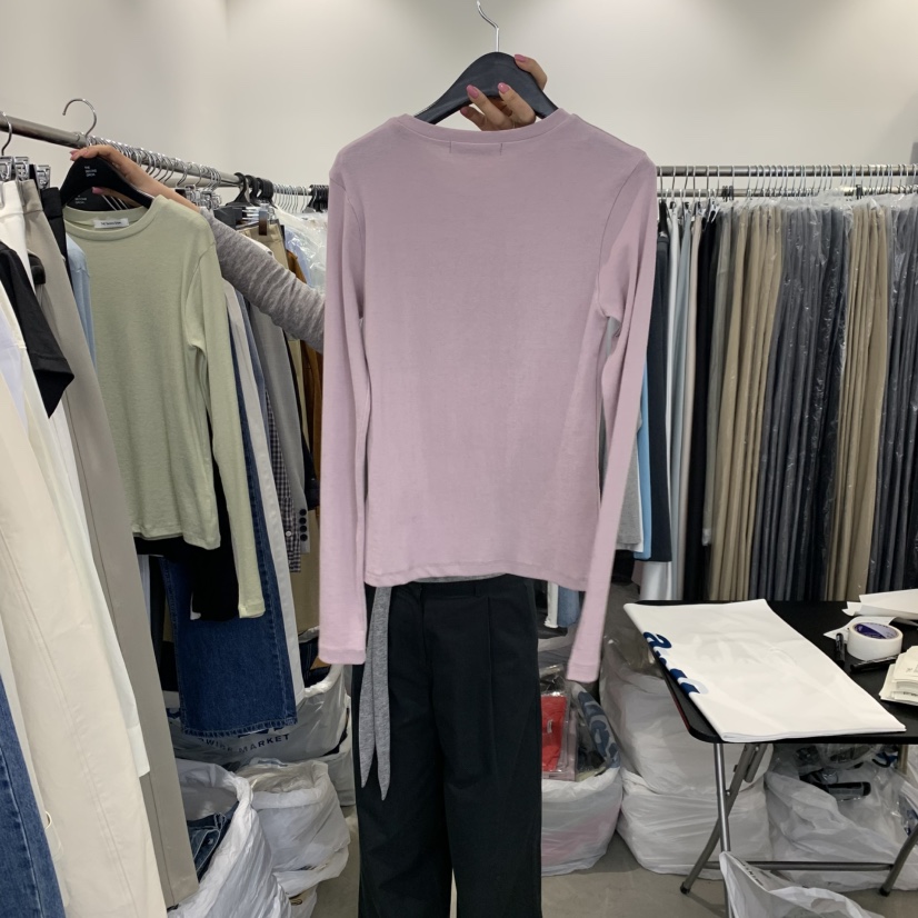 THE SECOND GROW東大門代購女裝新款職業時尚人氣長袖T恤THE SECOND GROW長袖T恤