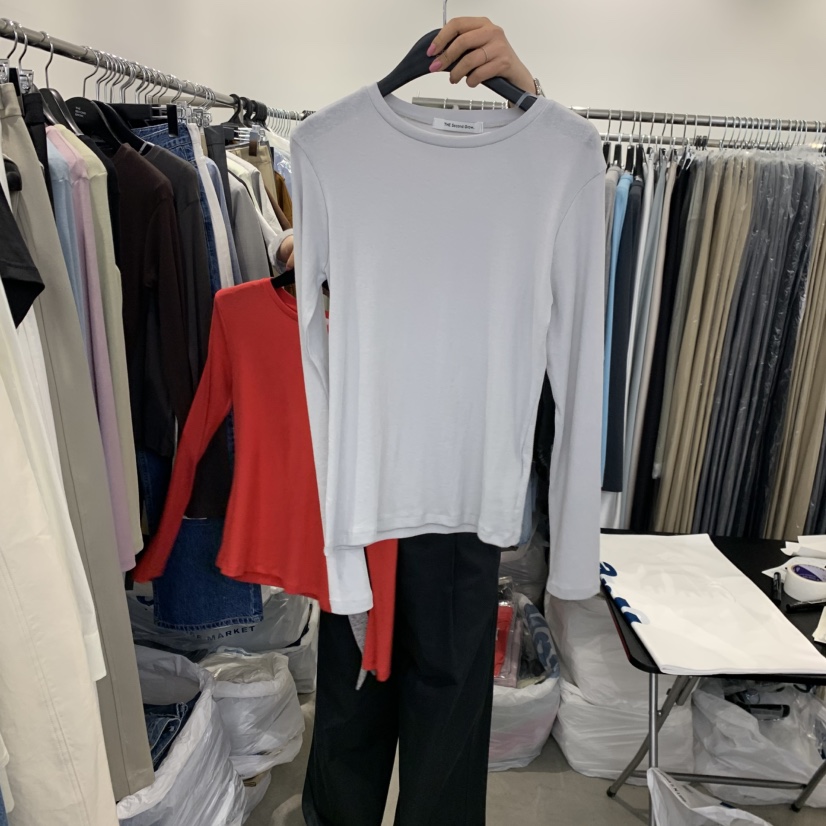 THE SECOND GROW東大門代購女裝新款職業時尚人氣長袖T恤THE SECOND GROW長袖T恤圖色4