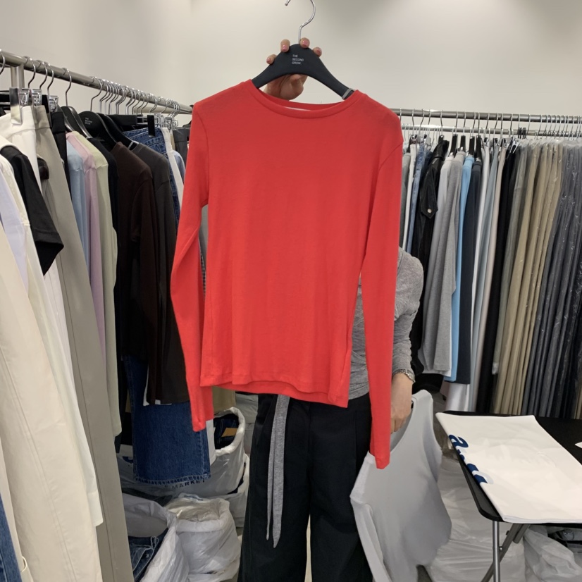 THE SECOND GROW東大門代購女裝新款職業時尚人氣長袖T恤THE SECOND GROW長袖T恤圖色5