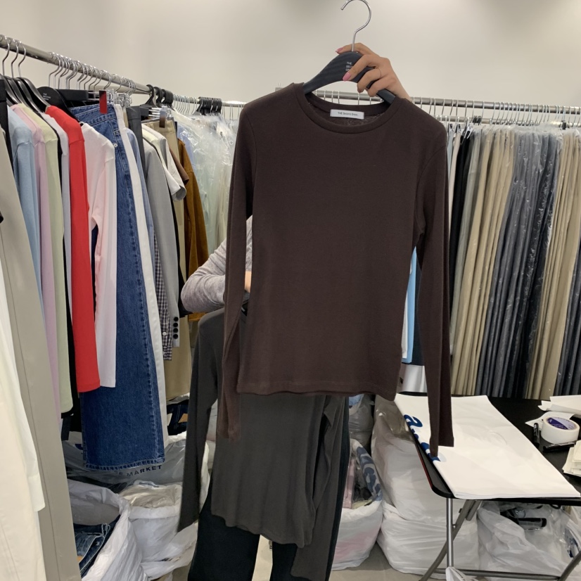 THE SECOND GROW東大門代購女裝新款職業時尚人氣長袖T恤THE SECOND GROW長袖T恤圖色6