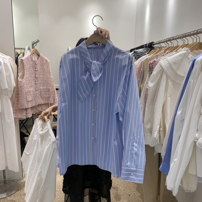 A東大門代購女士新品熱賣休閑職業時尚26春夏推薦襯衫蕾絲衫A STORE襯衫/蕾絲衫圖色2