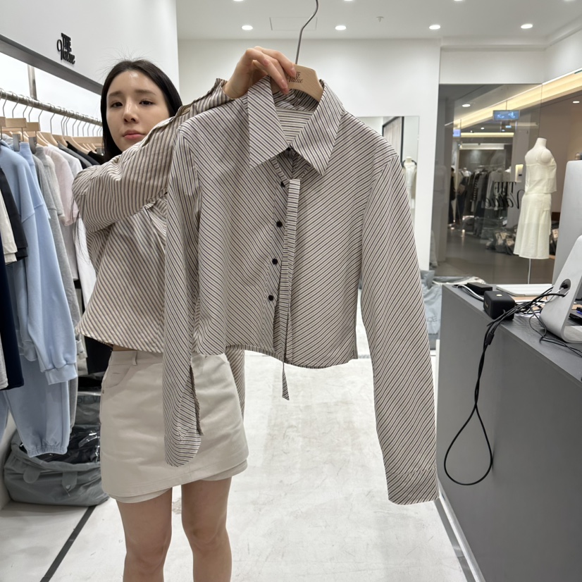 THE VALUE東大門直郵女裝新品26春夏人氣職業襯衫蕾絲衫THE VALUE襯衫/蕾絲衫圖色2