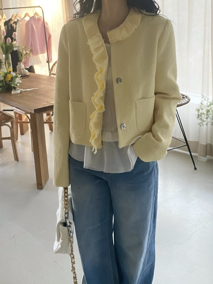 A東大門代購女裝新款真品26春夏休閑人氣熱賣職業推薦夾克A STORE夾克圖色3