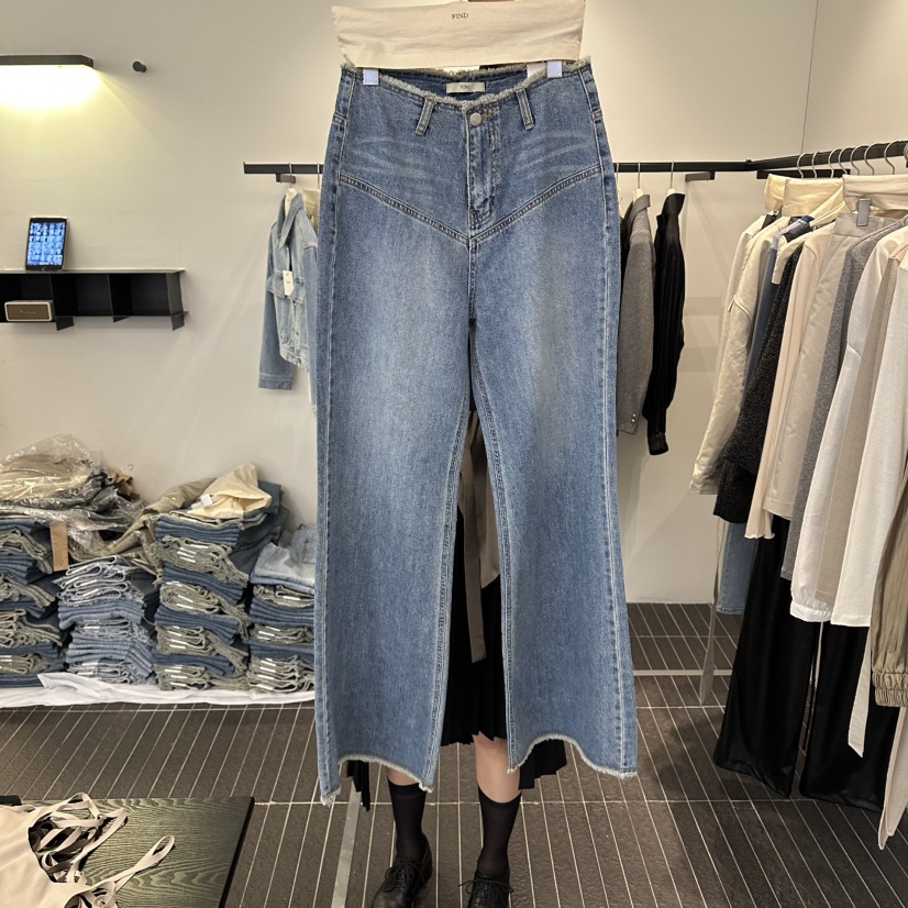 FIND-P韓國代購女士新品休閑真品職業熱賣人氣時尚牛仔褲FIND-P牛仔褲圖色1