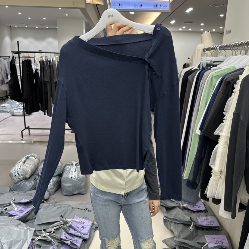 BENE韓國代購女裝新品人氣推薦休閑熱賣26春夏真品長袖T恤BENE長袖T恤圖色3