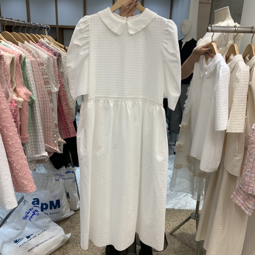 A東大門實拍女士新品休閑真品時尚熱賣職業推薦人氣連衣裙A STORE連衣裙圖色1