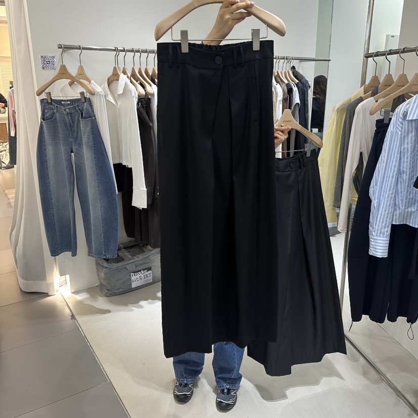 RENDER東大門直郵女裝新品推薦職業熱賣真品人氣休閑休閑褲RENDER休閑褲圖色3黑色