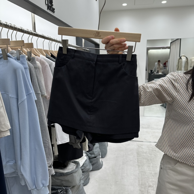 THE VALUE韓國直郵女裝新品26春夏真品熱賣職業休閑裙褲THE VALUE裙褲圖色2
