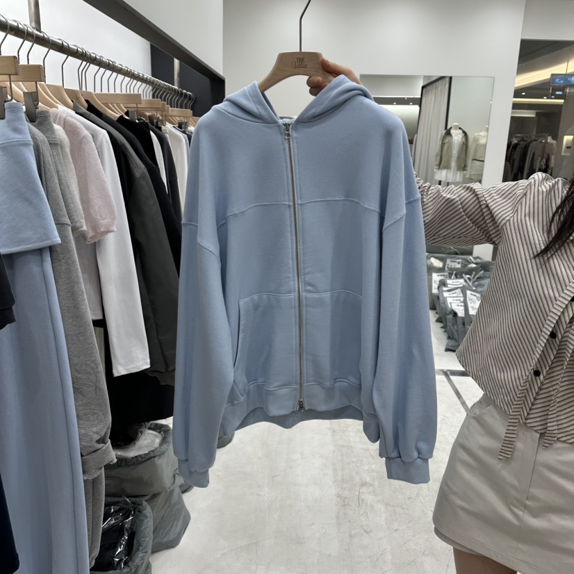 THE VALUE東大門實拍女士新品職業人氣休閑夾克連帽拉鏈衫THE VALUE夾克圖色2
