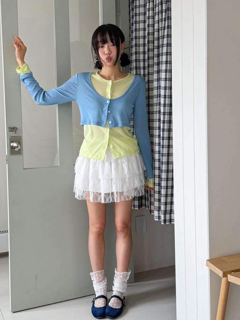 MORE THAN-P東大門代購女裝新款真品休閑長袖T恤假兩件MORE THAN長袖T恤