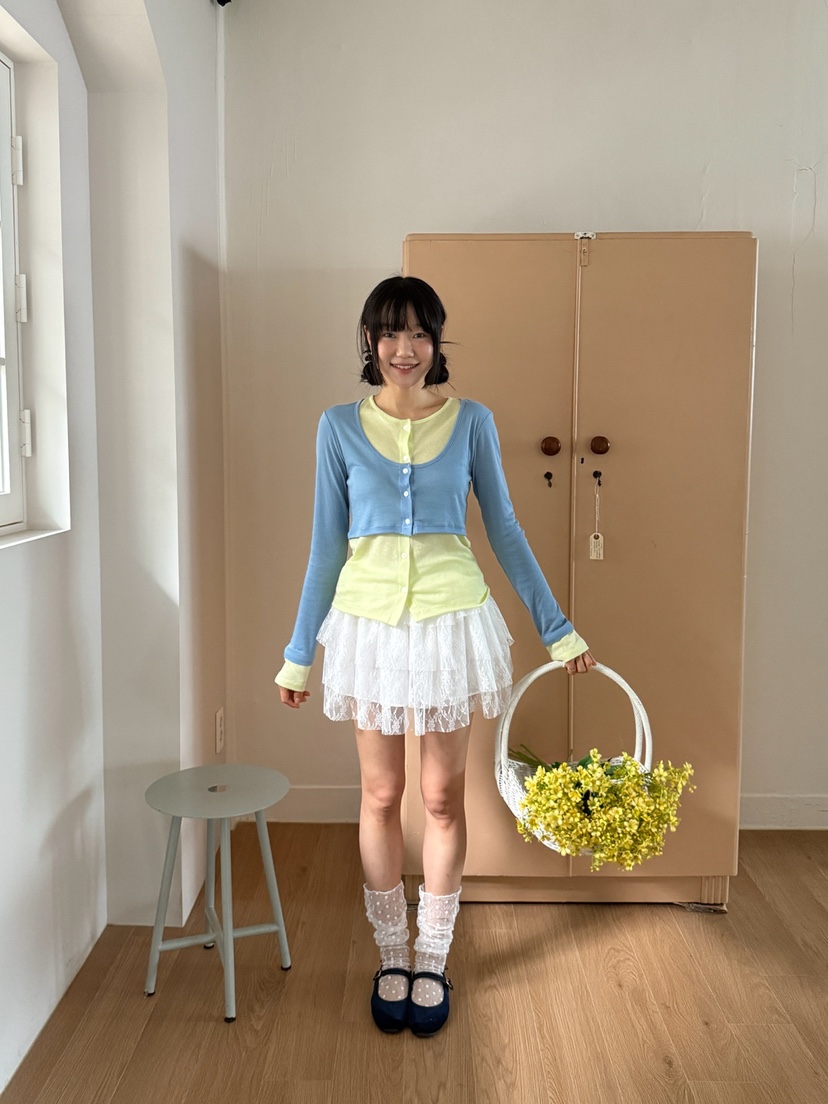 MORE THAN-P東大門代購女裝新款真品休閑長袖T恤假兩件MORE THAN長袖T恤