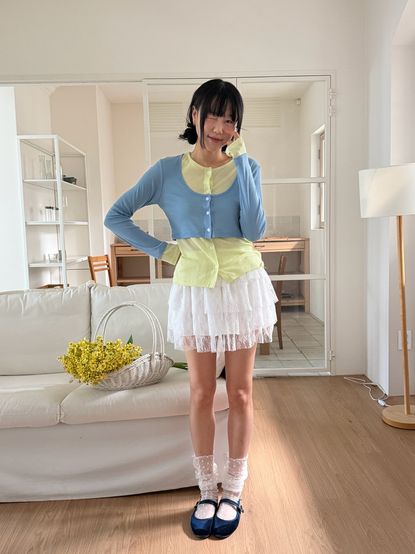 MORE THAN-P東大門代購女裝新款真品休閑長袖T恤假兩件MORE THAN長袖T恤