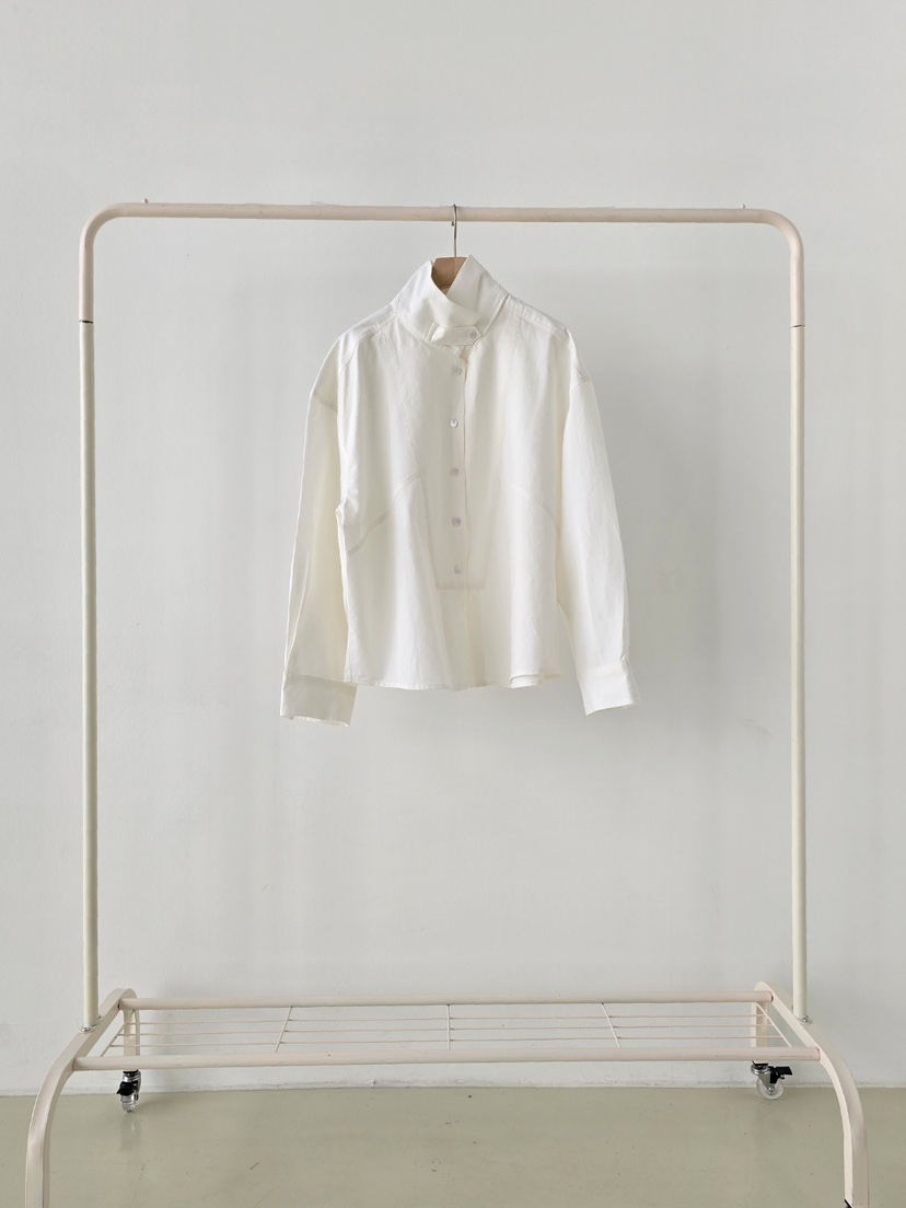 J SHOP韓國代購女裝新品時尚26春夏人氣推薦襯衫蕾絲衫亞麻J_SHOP襯衫/蕾絲衫圖色1