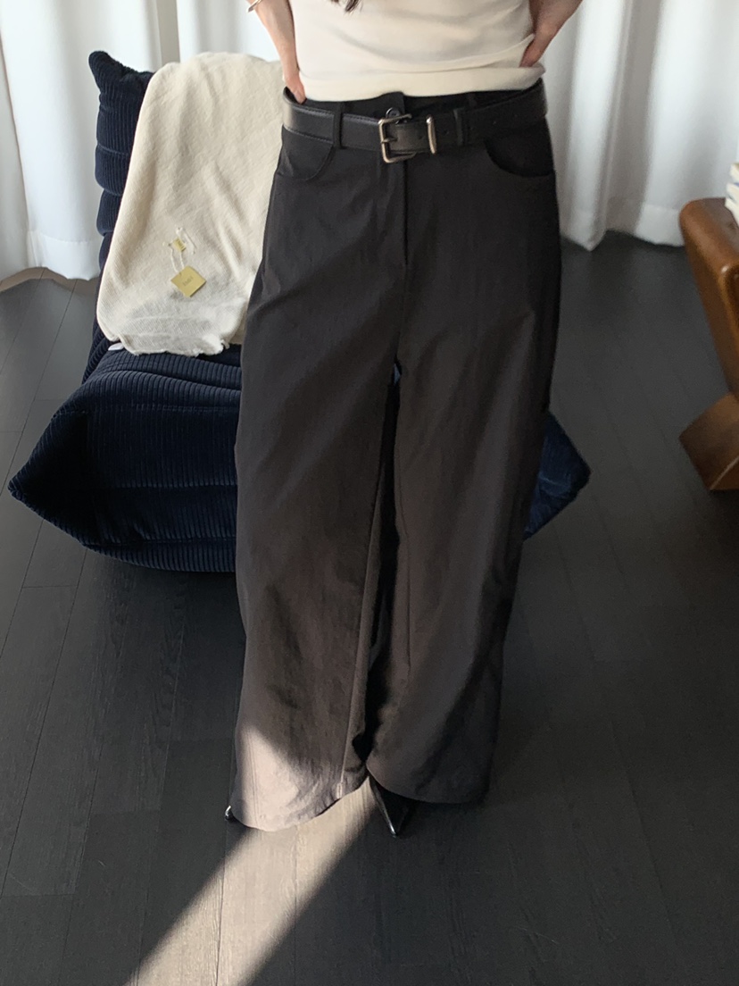 LONG PEAK東大門代購女士新款推薦熱賣時尚人氣休閑褲口袋LONG PEAK休閑褲