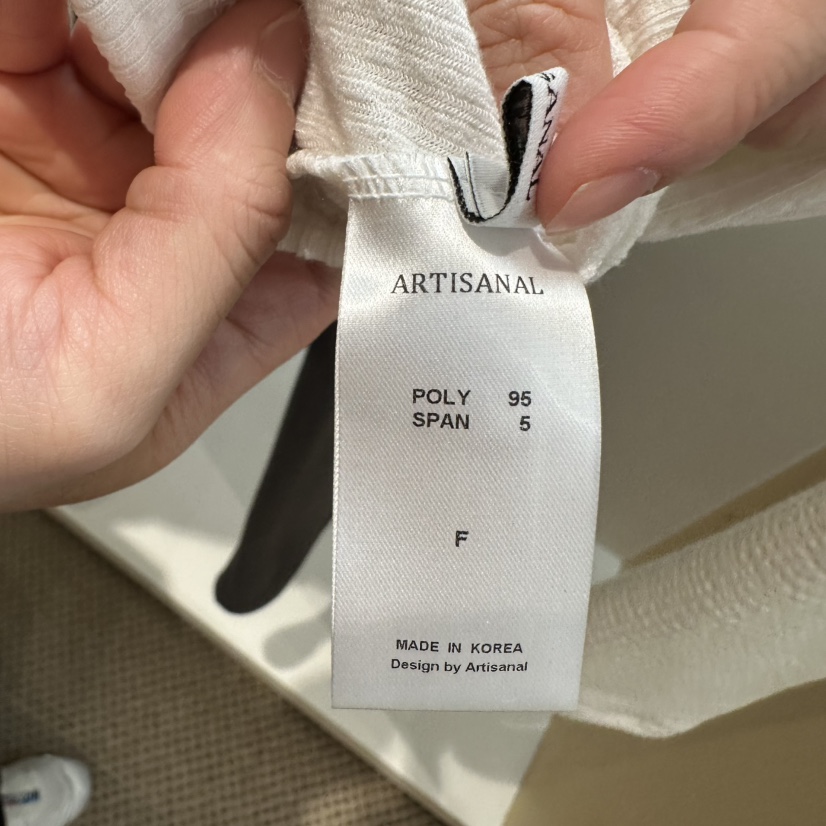 ARTISANAL韓國東大門直郵女士新款熱賣職業26春夏長袖T恤V領ARTISANAL長袖T恤