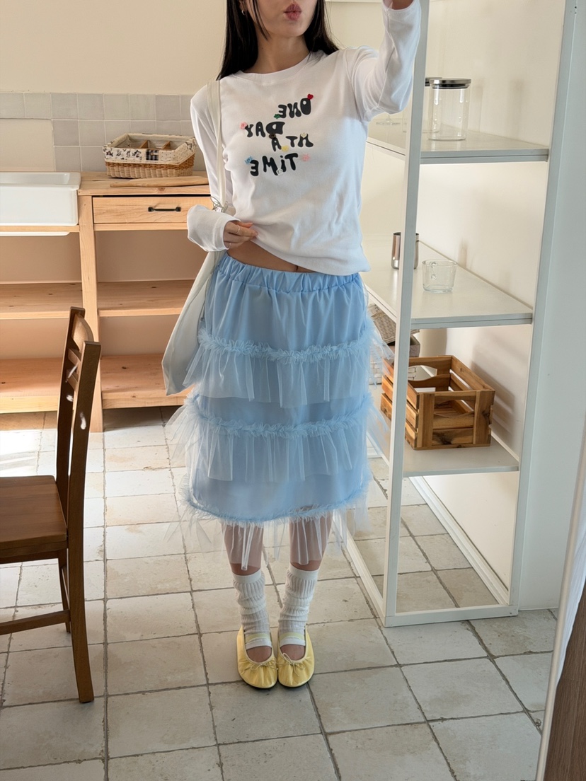 MORE THAN-P韓國代購女裝新品26春夏人氣時尚長袖T恤紐扣MORE THAN長袖T恤