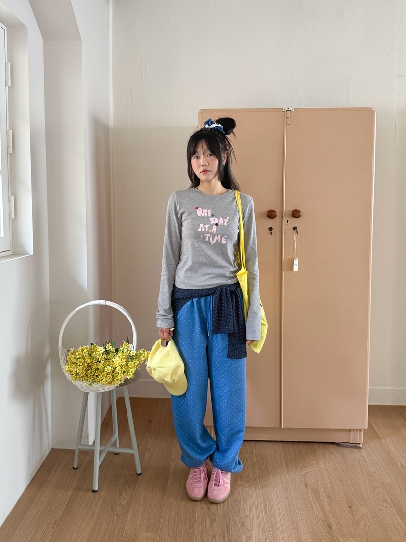 MORE THAN-P韓國代購女裝新品26春夏人氣時尚長袖T恤紐扣MORE THAN長袖T恤