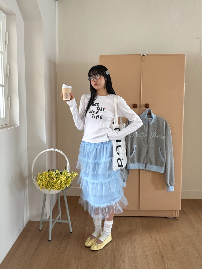 MORE THAN-P韓國代購女裝新品26春夏人氣時尚長袖T恤紐扣MORE THAN長袖T恤