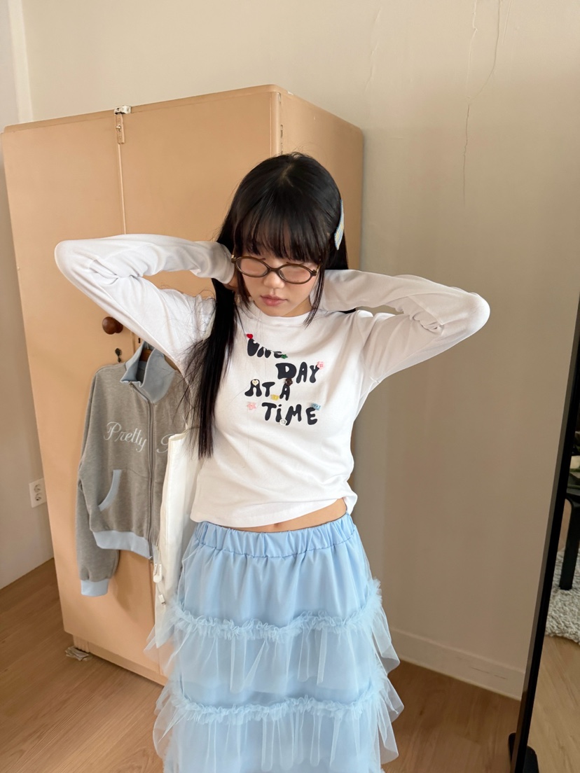 MORE THAN-P韓國代購女裝新品26春夏人氣時尚長袖T恤紐扣MORE THAN長袖T恤